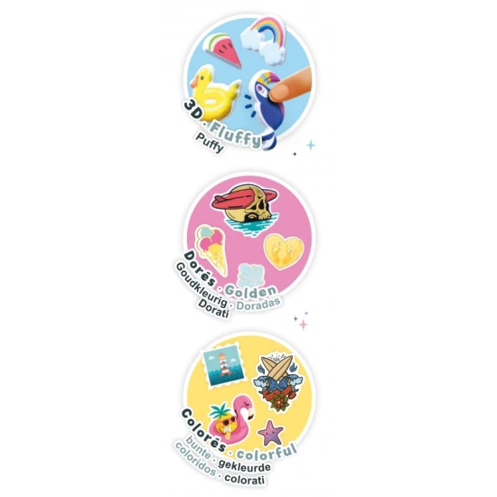 Sada samolepek 200+ Summer Buki s letními motivy