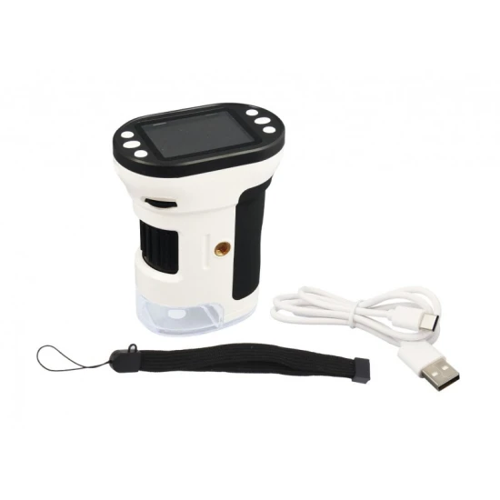 Přenosný video mikroskop Buki s obrazovkou pro děti