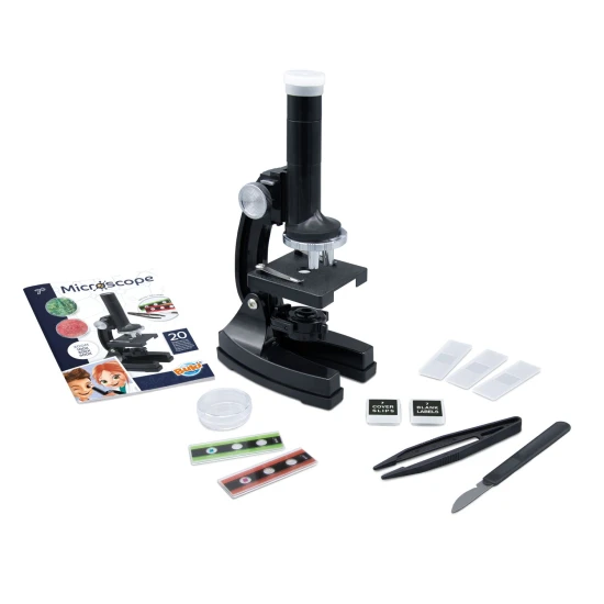 Mikroskop 20 experimentů Buki pro děti s příslušenstvím