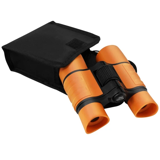 Buki France Dalekohled Dětský dalekohled se zvětšením 4x a velikostí objektivu 32mm, určený pro pozorování zvířat a přírody.