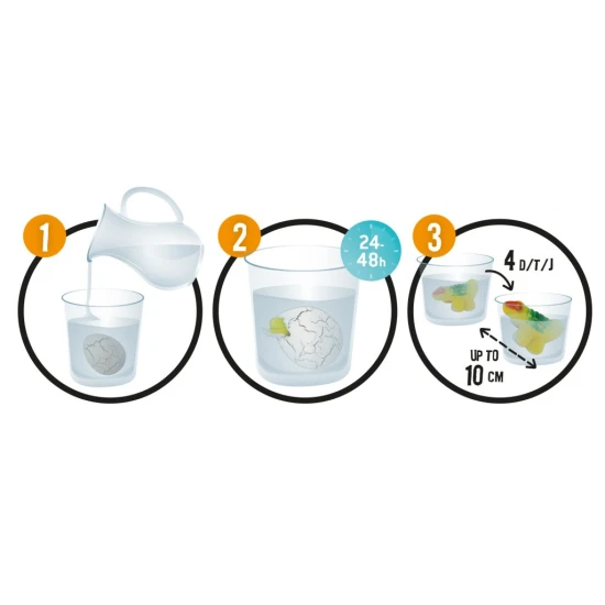 Sleduj jak se líhne dinosaurus! Vzrušující hračka pro milovníky dinosaurů.