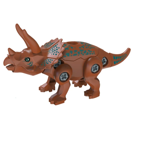 Stavebnice tří dinosaurů pro milovníky dinosaurů, kteří rádi mistrují. 