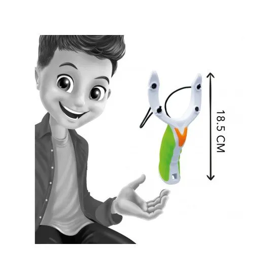 Nekonečná zábava s prakem na pěnové šipky.