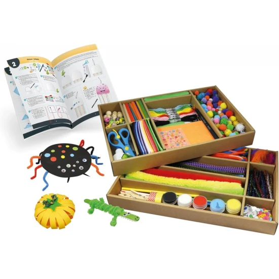 Tvůrčí sada pro kreativní děti. 