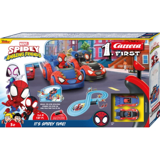 Autodráha Carrera FIRST Spidey Web Spin 2,4 m – Carrera GCO1035