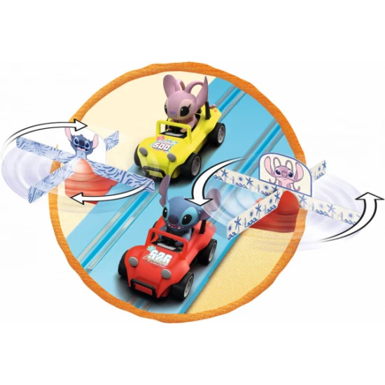 Autodráha Carrera FIRST Disney Stitch 2,4 m – Carrera GCO1046