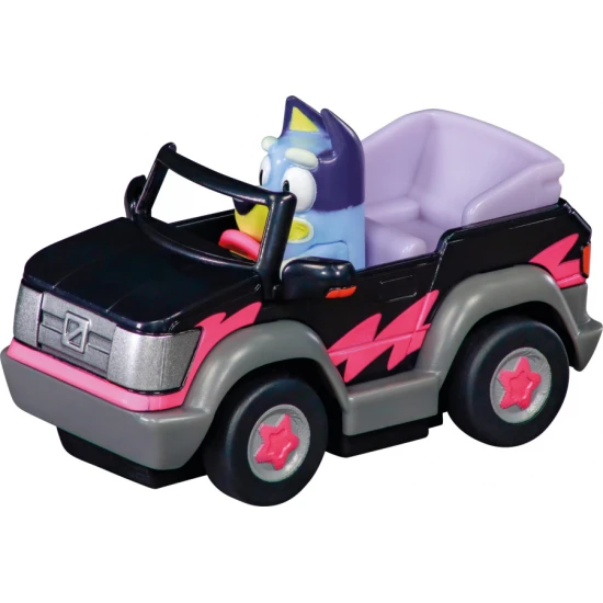 Auto FIRST 65034 Bluey pro autodráhy v měřítku 1:50, závodní autíčko s magnetem a kontaktními kartáčky