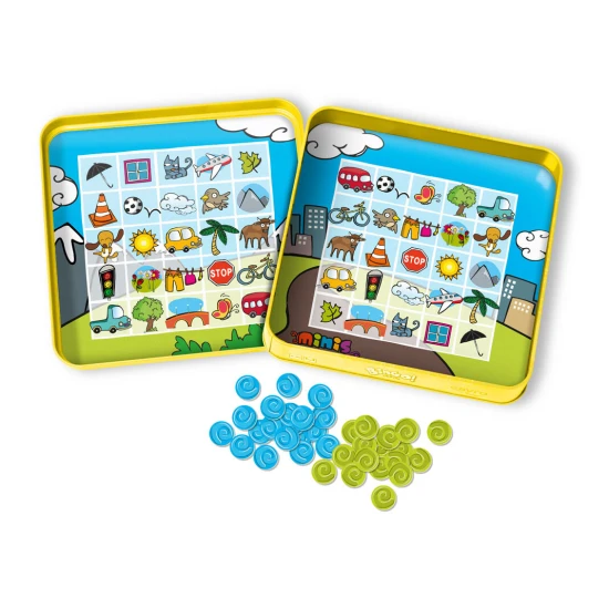 Bingo! Travel – magnetická hra pro 2 hráče v kovové krabičce