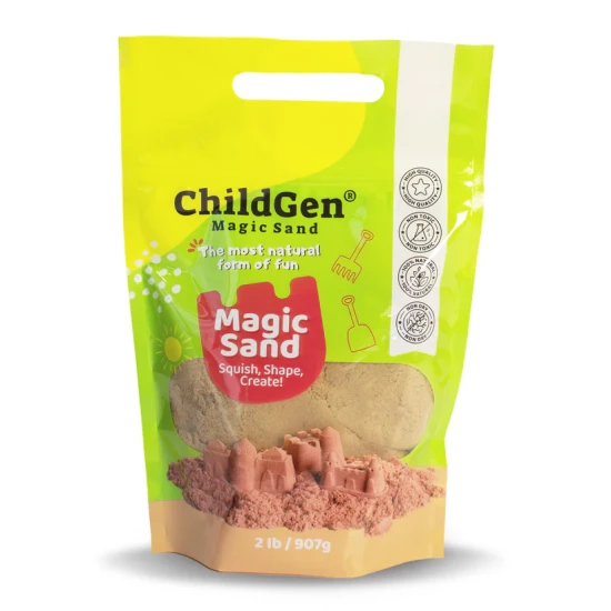 ChildGen Magický písek Natural – přírodní, antibakteriální a voňavý kinetický písek pro děti.