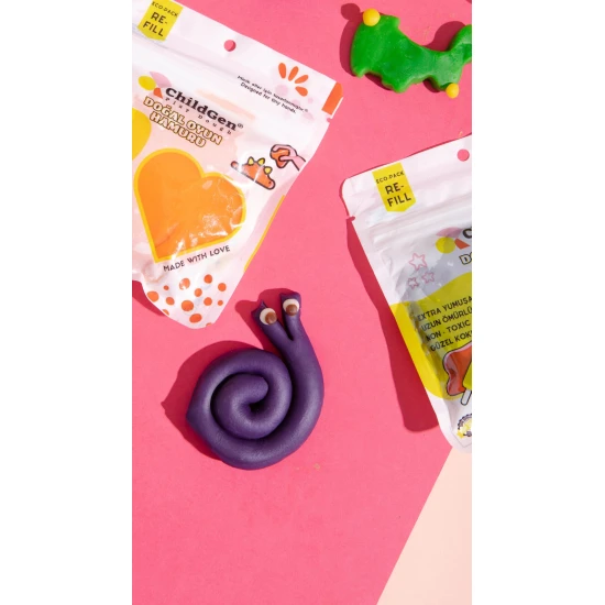 ChildGen Plastelína Ecopack přírodní plastelína v 9 zářivých barvách.