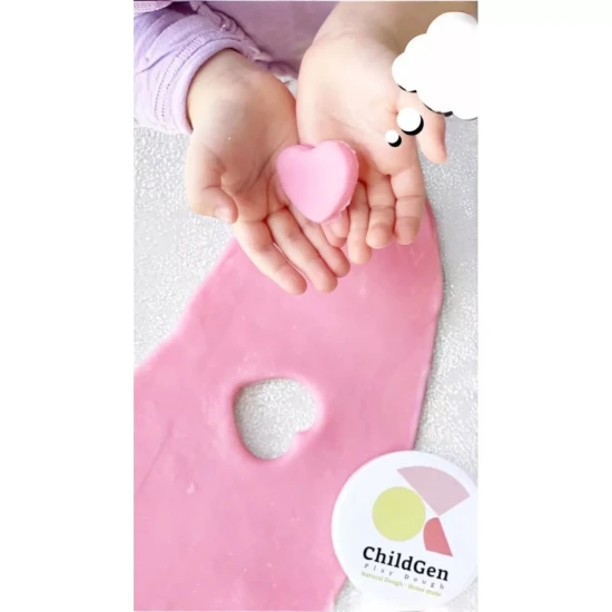 ChildGen Plastelína v kelímku Pastel - přírodní plastelína v 6 pastelových barvách.