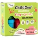 ChildGen Prstové barvy omyvatelné 6 x 50 ml - přírodní, netoxické a lehce omyvatelné barvy pro děti.