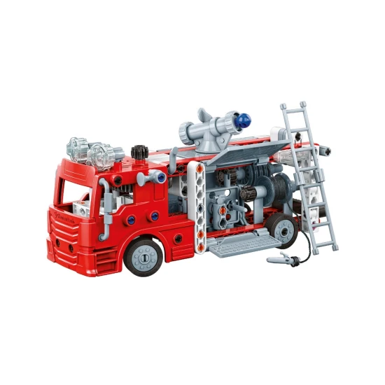 Science and Play Mechanická laboratoř Hasičské auto – Clementoni 104975134TE