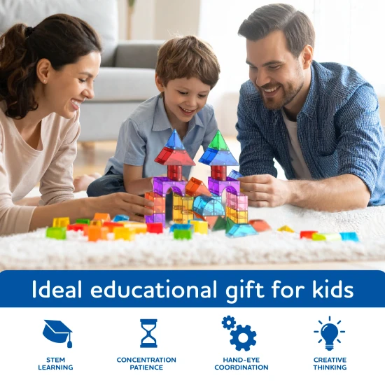 Magnetické kostičky Cubixx Creative Pack – 64 ks, kreativní set magnetických kostiček pro děti od 3 let