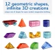 Magnetické kostičky Cubixx Creative Pack – 85 ks, kreativní set magnetických kostiček pro děti od 3 let