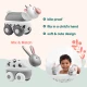 Magnetická zvířátka Magimals Wheely – hračka Zajíc a Kráva na kolečkách s magnetickými částmi