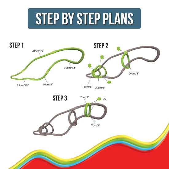 Spaghetteez Kreativní stavebnice Spaghetteez 64 ks Spoj, ohýbej a tvor s flexibilní stavebnicí Spaghetteez.