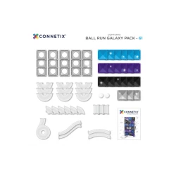 Magnetická stavebnice Ball Run Galaxy Pack 61 dílů
