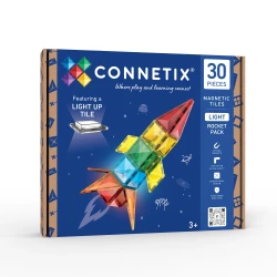 Magnetická stavebnice Light Rocket Pack 30 dílů
