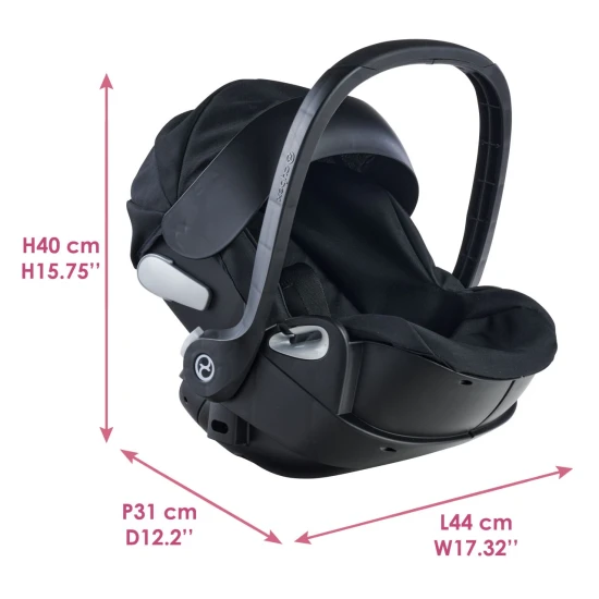 Autosedačka Cybex Black 2 v 1 pro panenky CO141880