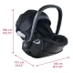 Autosedačka Cybex Black 2 v 1 pro panenky CO141880