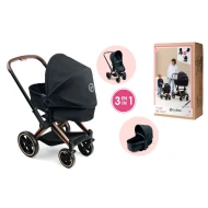 Kočárek Cybex Black 3 v 1 pro panenky 36-42 cm
