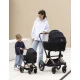Kočárek Cybex Black 3 v 1 pro panenky 36-42 cm CO142070