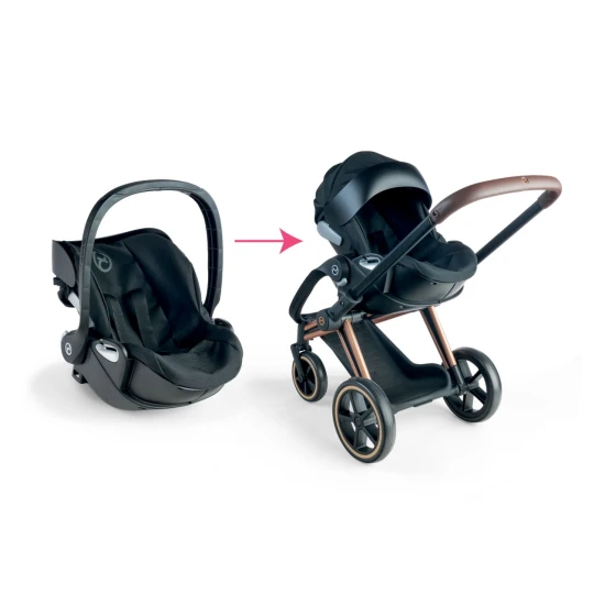 Kočárek Cybex Black 3 v 1 pro panenky 36-42 cm CO142070