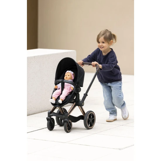 Kočárek Cybex Black 3 v 1 pro panenky 36-42 cm CO142070