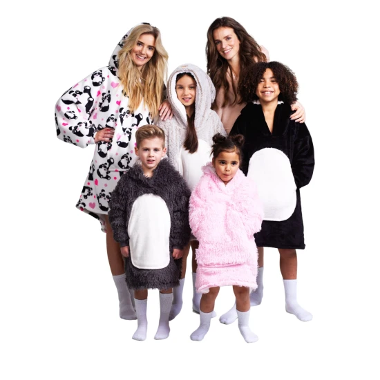 Cozy Noxxiez Mikinová deka Panda 7 - 12 let