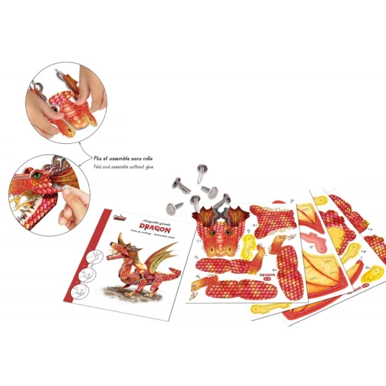 Kreativní sada 3D model Drak od Crea Lign