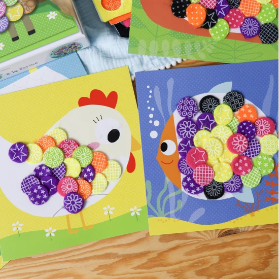 Kreativní sada pro děti Tvoření z filcu Farma Crea Lign