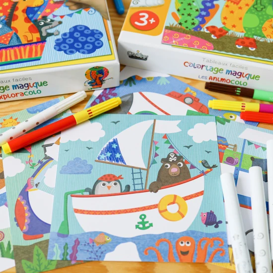 Kreativní sada pro děti Kouzelné fixy Cestování Crea Lign