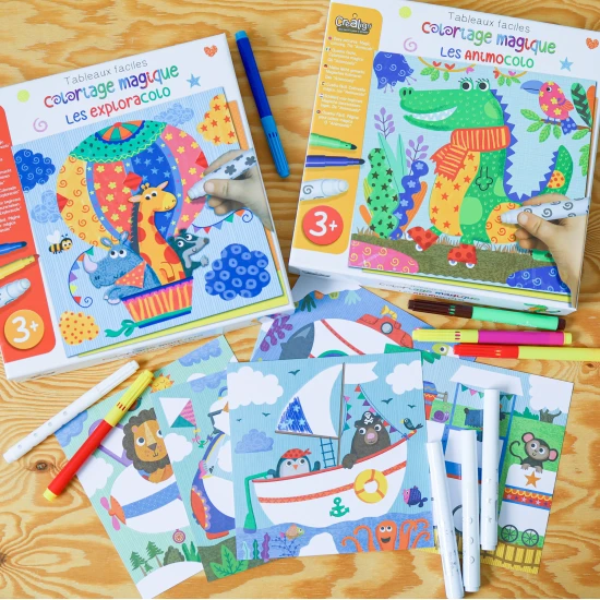 Kreativní sada pro děti Kouzelné fixy Cestování Crea Lign