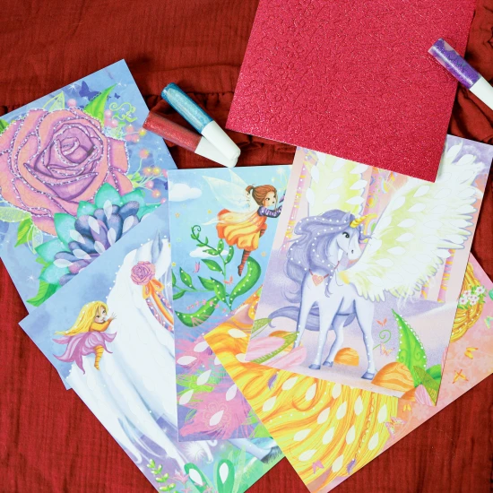 Kreativní sada Třpytivá mozaika Svět víl Crea Lign