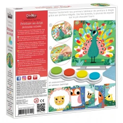 Malování prstovými barvami Zvířátka 3+