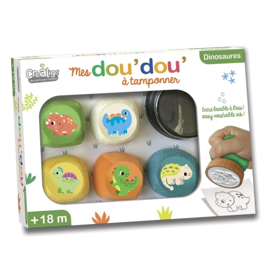 První měkká razítka pro děti – Dinosaury