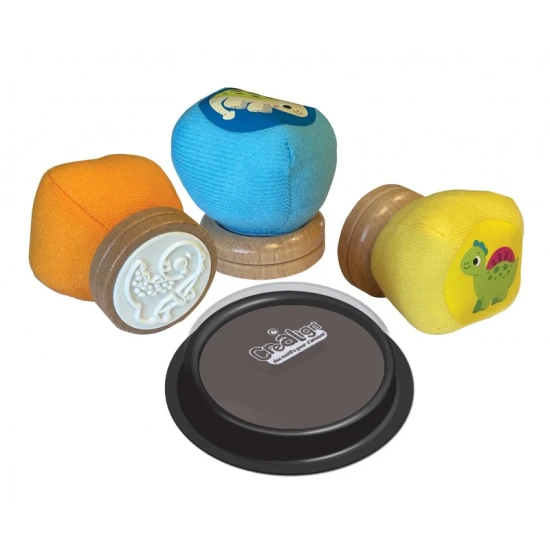 První měkká razítka pro děti – Dinosaury