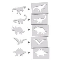 Dinosauři Kreslící šablony Dinosauři Kreslící šablony