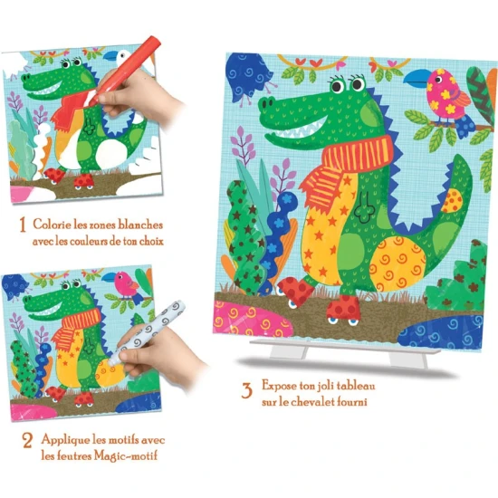  Kreativní sada pro děti Kouzelné fixy Zvířata Crea Lign