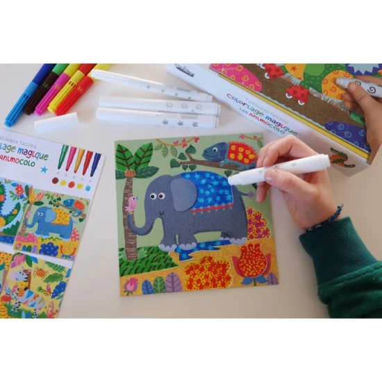  Kreativní sada pro děti Kouzelné fixy Zvířata Crea Lign