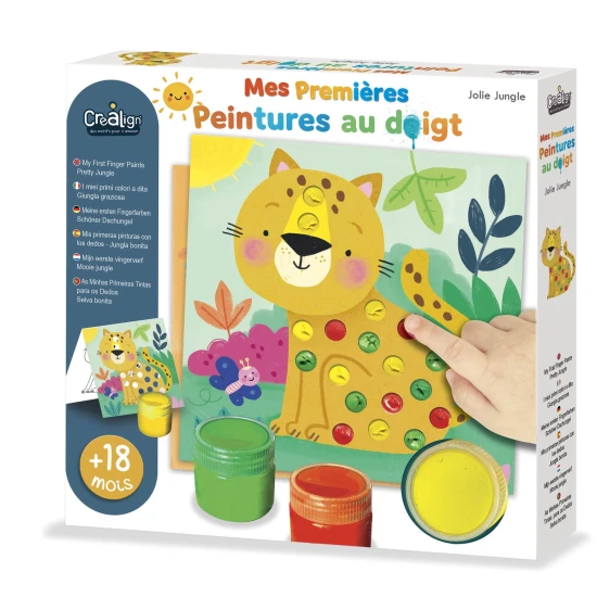 Moje první malování prsty Džungle – Créa Lign CL234