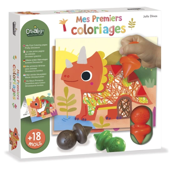 Moje první omalovánky Dinosauři – Créa Lign CL235
