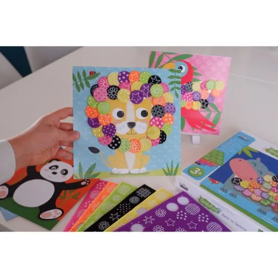 Kreativní sada pro děti Tvoření z filcu Savana Crea Lign