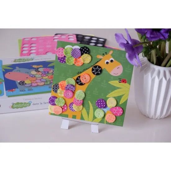 Kreativní sada pro děti Tvoření z filcu Savana Crea Lign