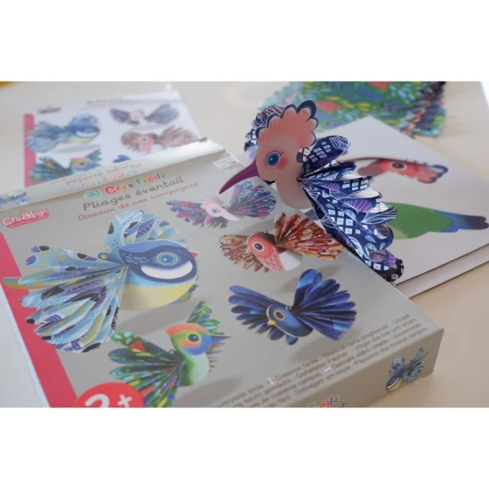 Kreativní sada pro děti Tvoření z papíru Ptáci Crea Lign