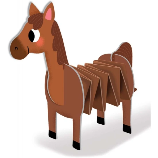 Kreativní sada pro děti Tvoření z papíru Zvířata Farma Crea Lign