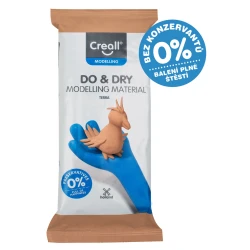 Samotvrdnoucí modelovací hmota DO&DRY 500 g terakota Samotvrdnoucí modelovací hmota DO&DRY 500 g terakota