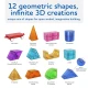 Magnetické kostky Cubo Clics Creative Pack 22 ks