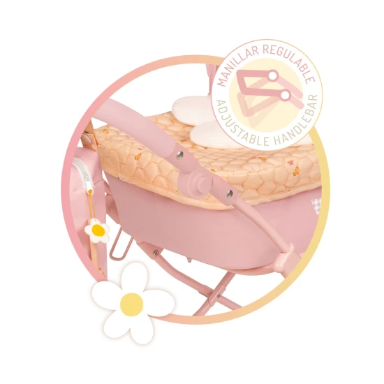 Skládací kočárek pro panenky s taškou DeCuevas Honey 2026 81 cm
